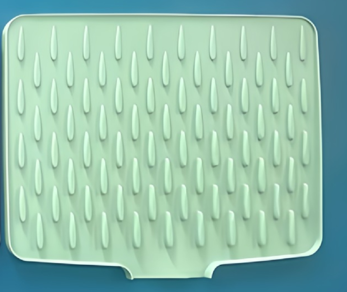 No-Spill Silicone Worktop Saver – Heat-Resistant & Non-Slip Mat for Drip-Free Drying