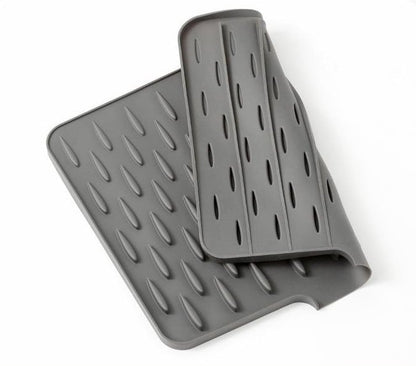 No-Spill Silicone Worktop Saver – Heat-Resistant & Non-Slip Mat for Drip-Free Drying