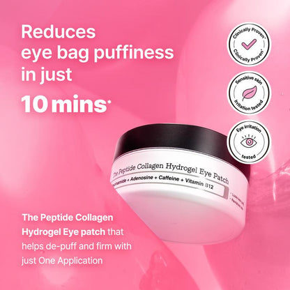 Peptide Collagen Hydrogel Eye Patch UNDER-EYE BAGS IN JUST 10 MINUTES