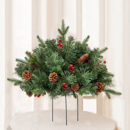 🔥🔥Final 3 Hours: 50% OFF🎄Mini Artificial Christmas Tree / Weatherproof sparkle for entryways and patios）