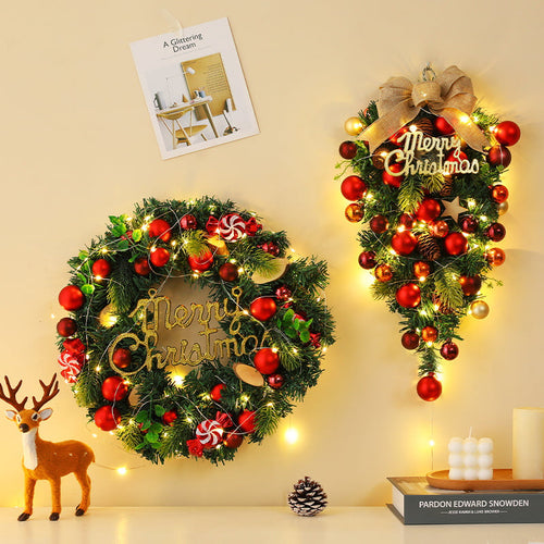 🎄Christmas front door hanging wreath door hanging wall hanging