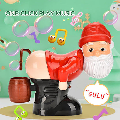 🎅🏻Christmas Hot Sale🎁Funny Santa Bubble Blowing Machine