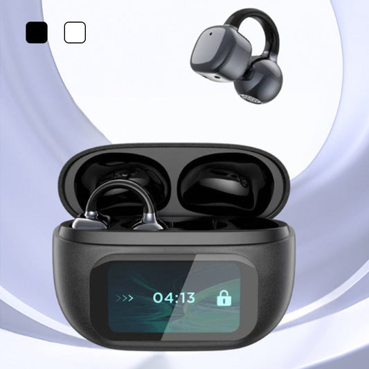 2025 HOT SALE🔥Ear Clip-on Smart Color Screen Intelligent Translation Headset??
