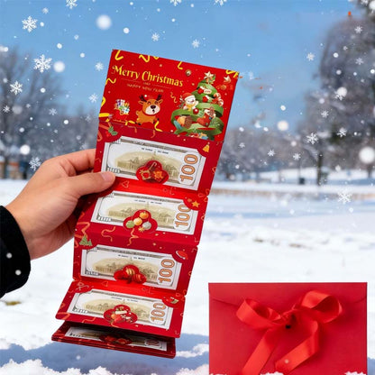 Christmas Money Gift Cards Envelope with 6 Slots